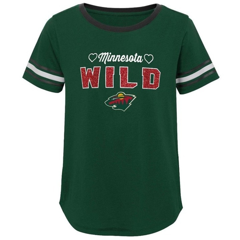 NHL Minnesota Wild Girls' Netminder Fashion T-Shirt -
